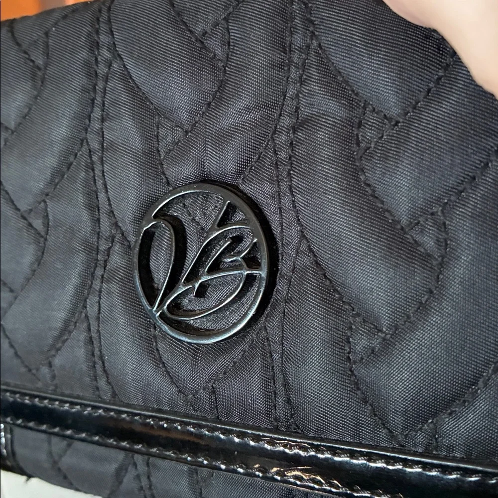 Vera Bradley Black Quilted Wristlet Wallet